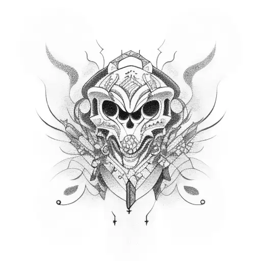gojo satoru tattoo design idea