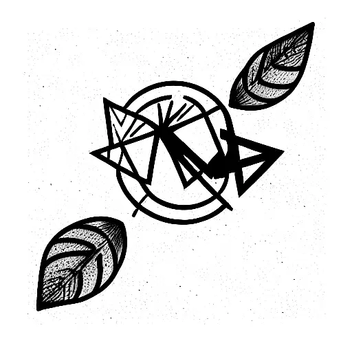 anxiety defeated tattoo design idea