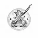 Lebanon flag  tattoo design idea