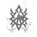 Lebanon flag  tattoo design idea