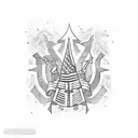 Lebanon flag  tattoo design idea