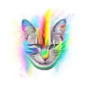 Rainbow bridge tattoo design idea