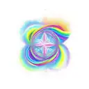 Rainbow bridge tattoo design idea