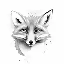 Fox , little prince tattoo design idea
