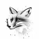 Fox , little prince tattoo design idea