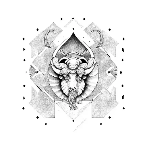 Aries, tauro, virgo, Aquarius, Libra and Pisces star constelation tattoo design idea
