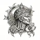 religious   tattoo design idea