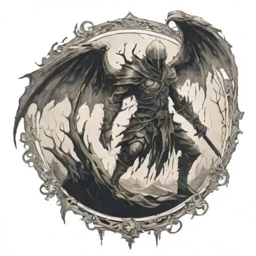dancer of boreal valley dark souls 3 tattoo design idea