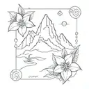 St Lucia tattoo design idea
