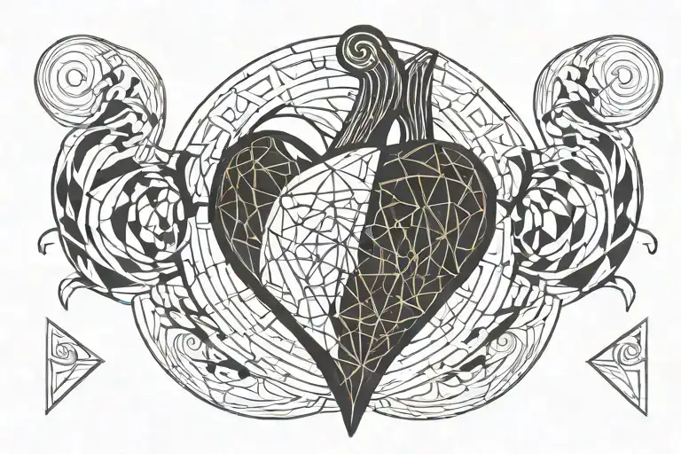 heart with date tattoo tattoo design idea