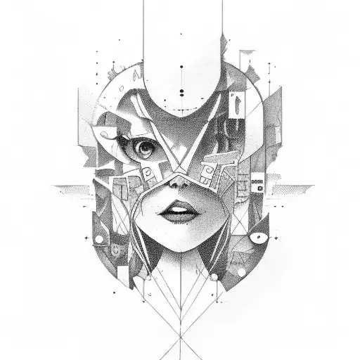 "Where is my Mind" Letters in old school slightly curved upwards tattoo design idea