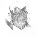 "Where is my Mind" Letters in old school slightly curved upwards tattoo design idea