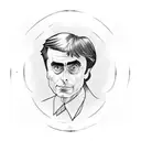 carl sagan  tattoo design idea
