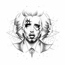 marylin manson tattoo design idea