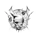 marylin manson tattoo design idea