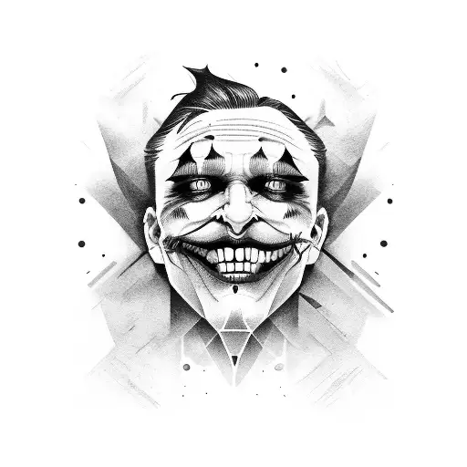 joker tattoo design idea