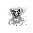 joker tattoo design idea