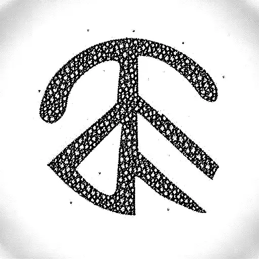 Peace sign with daisys and words saying i love you sissy  tattoo design idea