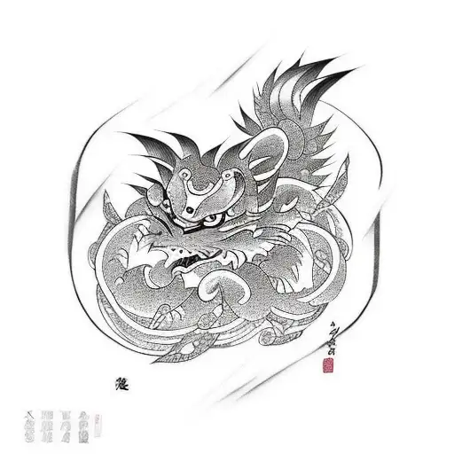 japanese and manga  tattoo design idea