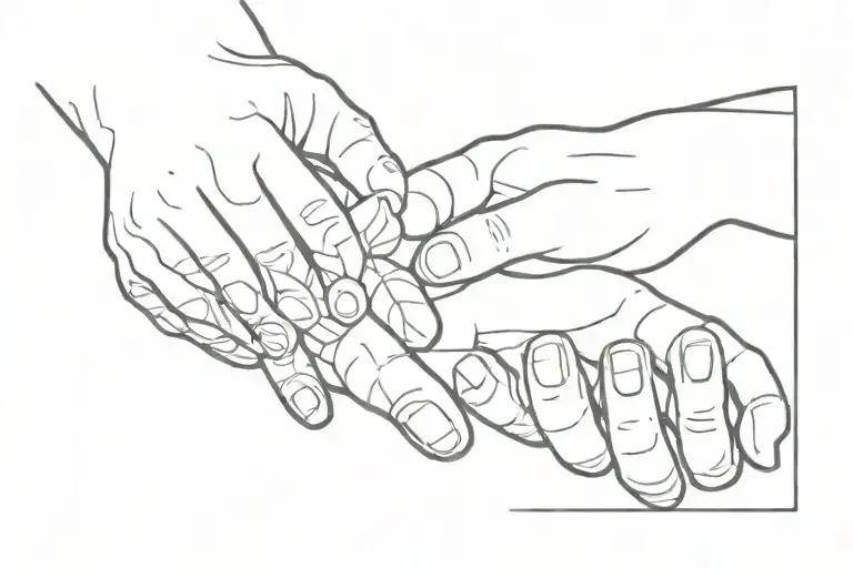 Hand of adam and a cat like in the art by Miguel angel tattoo design idea