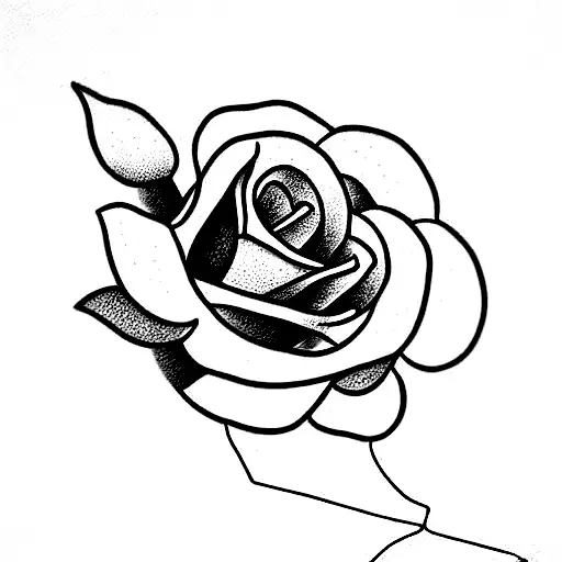 Rose, Sweet Williams, Daisy tattoo design idea