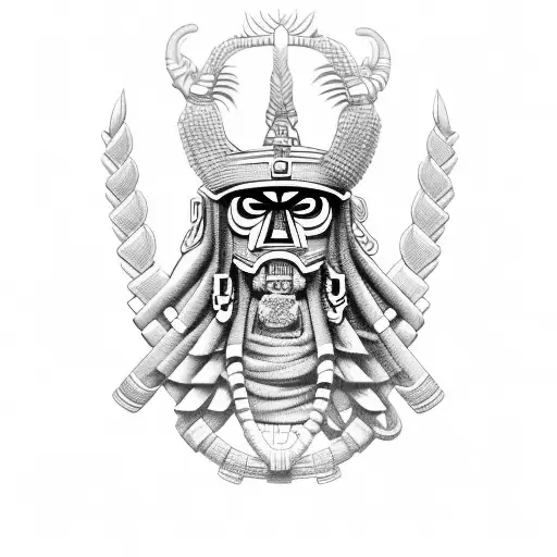 cuauhtemoc tattoo design idea