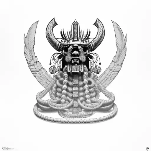 cuauhtemoc tattoo design idea