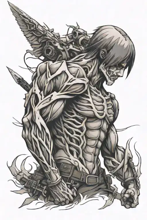 Attack on Titan tattoo design idea