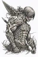 Attack on Titan tattoo design idea