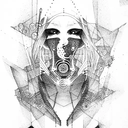 cyberpunk edgerunners tattoo design idea