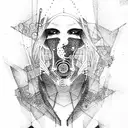 cyberpunk edgerunners tattoo design idea