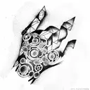 cyberpunk edgerunners tattoo design idea