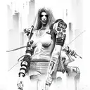 cyberpunk 2077 tattoo design idea