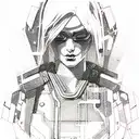 cyberpunk 2077 tattoo design idea