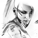 cyberpunk 2077 tattoo design idea