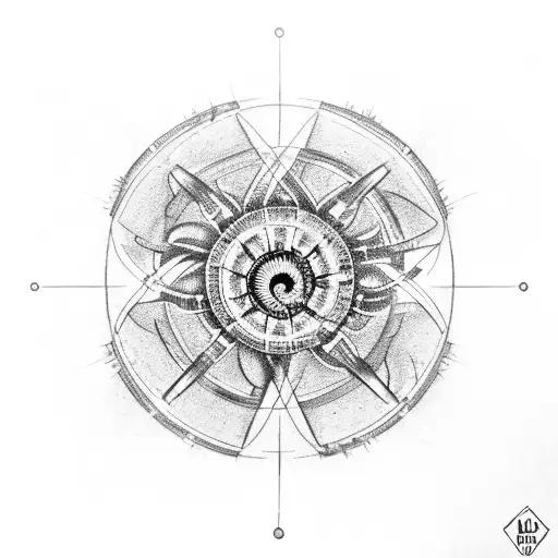 Physics, atomic bomb, nuclear reactor, Nicola Tesla tattoo design idea