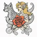 bitches aint loyal tattoo design idea