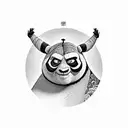 kung fu panda tattoo design idea
