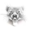 tasmanian devil tattoo design idea