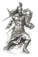Leonidas of Sparta tattoo design idea