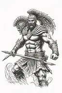 Leonidas of Sparta tattoo design idea