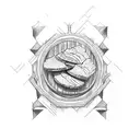 bread, lemniscata, nutella tattoo design idea