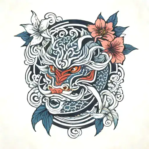 Lily tattoo design idea