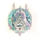 Hecate goddess tattoo design idea