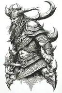 drakkar viking tattoo design idea