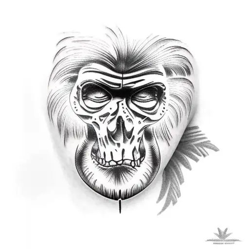 Palm Tree tattoo design idea