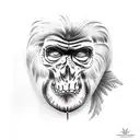 Palm Tree tattoo design idea