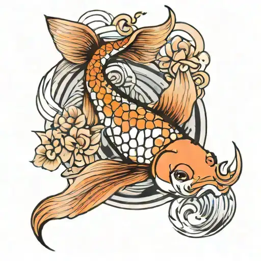 koi nursing aviation themed tattoo tattoo design idea