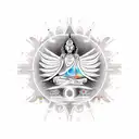 enlightenment healing tattoo design idea