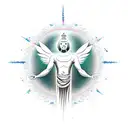 enlightenment healing tattoo design idea